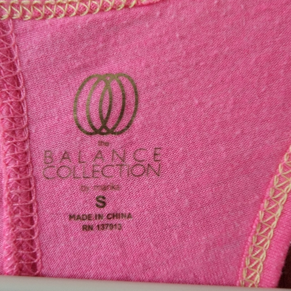 BOGO The Balance Collection by Marika Pink Cinched Tank Top Size Small - Picture 4 of 6
